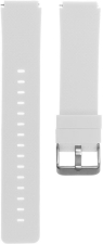 Ремешок силиконовый GSMIN 18 для Asus ZenWatch 2 (WI502Q) (Белый)