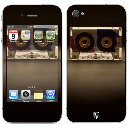 Наклейка виниловая Black Horn для iPhone 4/4S (Va 35)