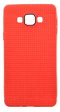 Чехол силиконовый для Samsung Galaxy A7 Fascination Case (Красный матовый)