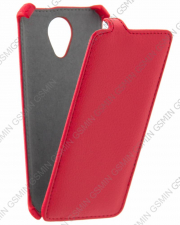 Кожаный чехол для Explay Phantom Armor Case (Красный)