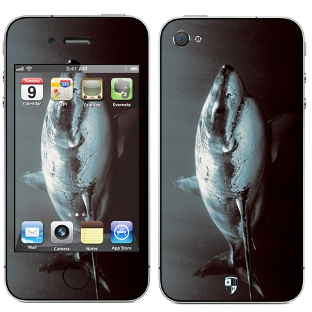Наклейка виниловая Black Horn для iPhone 4/4S (Cr 55)