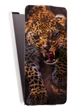 Кожаный чехол для Sony Xperia M5 Armor Case "Full" (Белый) (Дизайн 147)