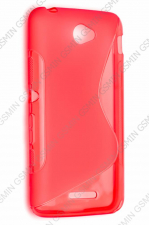 Чехол силиконовый для Sony Xperia E4 S-Line TPU (Красный)