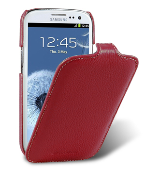 Кожаный чехол для Samsung Galaxy S3 (i9300) Melkco Premium Leather Case - Jacka Type (Red LC)