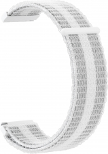 Ремешок нейлоновый GSMIN Woven Nylon 22 для Elari KidPhone Fresh (Серо-белый)