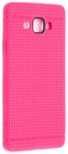 Чехол силиконовый для Samsung Galaxy A7 Fascination Case (Розовый матовый)