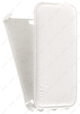 Кожаный чехол для Lenovo Vibe K5 / K5 Plus (A6020) Aksberry Protective Flip Case (Белый)