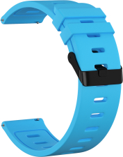 Ремешок силиконовый GSMIN Blow 20 для Amazfit GTS 3 (Голубой)