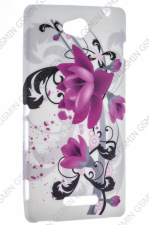 Чехол силиконовый для Sony Xperia C / S39h / CN3 с Рисунком N4