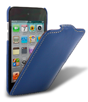 Кожаный чехол для iPod Touch 4 Melkco Leather Case - Jacka Type (Blue LC)