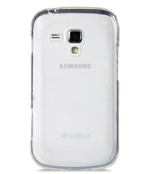 Чехол силиконовый для Samsung Galaxy S Duos (S7562) Melkco Poly Jacket TPU (Transparent Mat)