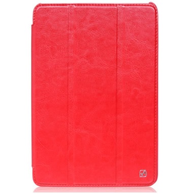 Кожаный чехол для iPad mini Hoco Crystal Leather Case (Красный)