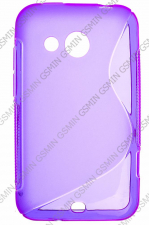 Чехол силиконовый для HTC Desire 200 S-Line TPU (Фиолетовый)