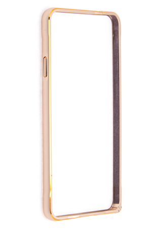 Бампер для Samsung Galaxy Alpha (G850F) металлический (Золотой)