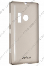 Чехол силиконовый для Nokia Lumia 505 Jekod (Черный)