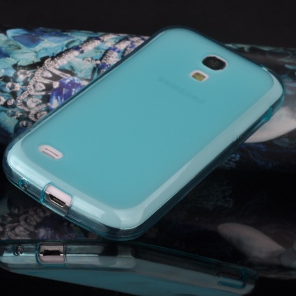 Чехол силиконовый для Samsung Galaxy S4 Mini (i9190) TPU (Light Blue)