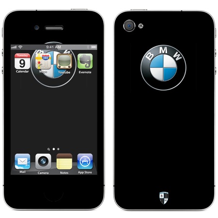 Наклейка виниловая Black Horn для iPhone 4/4S (Au 47)