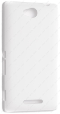 Чехол-накладка для Sony Xperia C / S39h / CN3 (Белый)