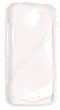 Чехол силиконовый для Huawei Y3 U03 S-Line TPU (Прозрачно-Матовый)