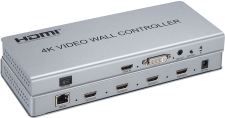���������� ���������� �� 4 ������ 2x2 HDMI GSMIN VW01 � ������������ � ����� ������������ 4k 30�� / 1080p (�����)