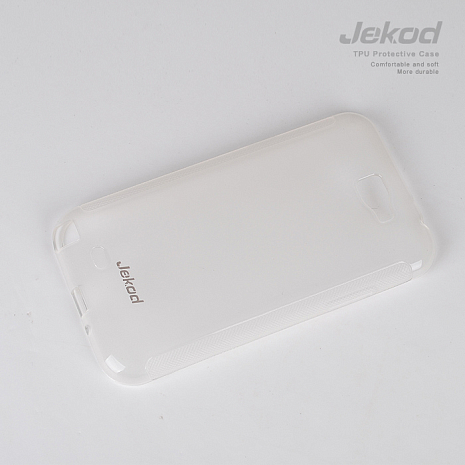 Чехол силиконовый для Samsung Galaxy Note 2 / N7100 Jekod (Clear)