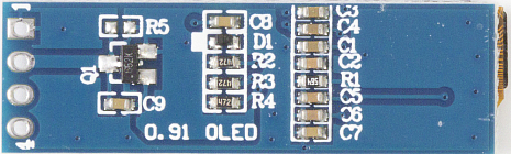  GSMIN OLED 0.91" 128x32, I2C ()