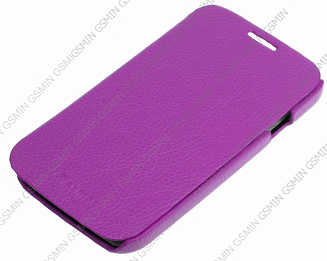 Кожаный чехол для Samsung Galaxy S4 (i9500) Armor Case - Book Type (Фиолетовый)
