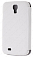 Кожаный чехол для Samsung Galaxy S4 (i9500) Armor Case - Book Type (Белый) (Дизайн 177)
