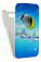 Кожаный чехол для Samsung Galaxy Note 2 (N7100) Armor Case (Белый) (Дизайн 150)