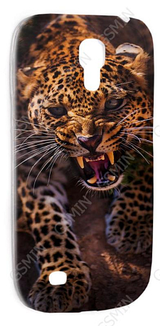 Чехол силиконовый для Samsung Galaxy S4 Mini (i9190) TPU (Прозрачный) (Дизайн 147)