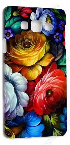 Чехол-накладка для Samsung Galaxy A7 (Белый) (Дизайн 159)
