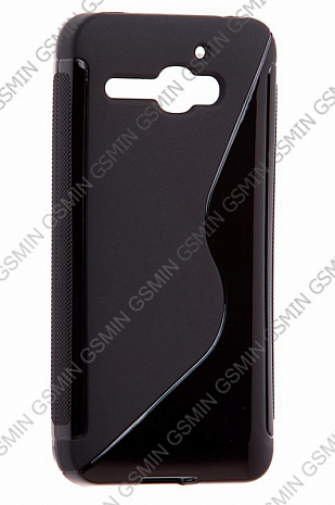 Чехол силиконовый для Alcatel One Touch Star / 6010D / S520 S-Line TPU (Черный)