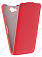 Кожаный чехол для Alcatel One Touch Hero / 8020D Art Case (Красный)
