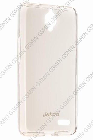 Чехол силиконовый для Alcatel One Touch Idol 6030 Jekod (Прозрачно-матовый)