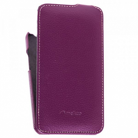    HTC Desire 516 Dual Sim Melkco Premium Leather Case - Jacka Type (Purple LC)