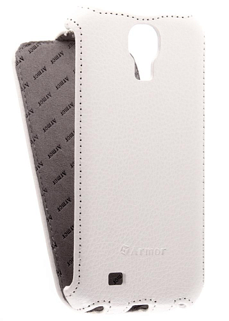 Кожаный чехол для Samsung Galaxy S4 (i9500) Armor Case (Белый) (Дизайн 154)