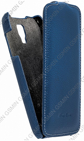 Кожаный чехол для Samsung Galaxy S4 Active (i9295) Melkco Premium Leather Case - Jacka Type (Dark Blue LC)