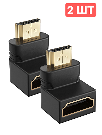   GSMIN BR-01 ( 90 ) HDMI (F) - HDMI (M) (90 ), 2  ()