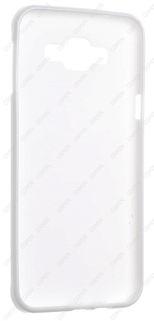 Чехол силиконовый для Samsung Galaxy A8 TPU (Белый) (Дизайн 95)