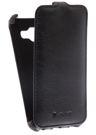 Кожаный чехол для Samsung Galaxy J2 Armor Case (Черный)