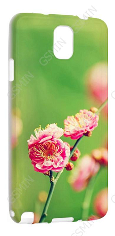 Чехол силиконовый для Samsung Galaxy Note 3 (N9005) TPU (Белый) (Дизайн 72)
