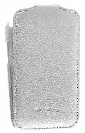    Samsung Galaxy Ace Plus (S7500) Melkco Leather Case - Jacka Type (White LC)
