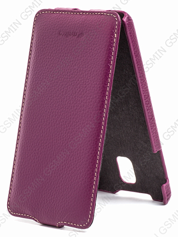    Samsung Galaxy Note 3 (N9005) Melkco Premium Leather Case - Jacka Type (Purple LC)