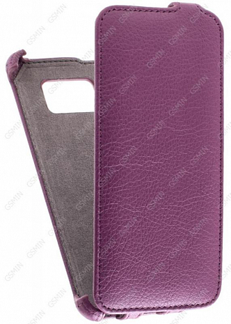 Кожаный чехол для Samsung Galaxy S6 G920F Armor Case (Фиолетовый)