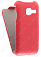 Кожаный чехол для Samsung Galaxy J1 mini (2016) Aksberry Protective Flip Case (Красный)