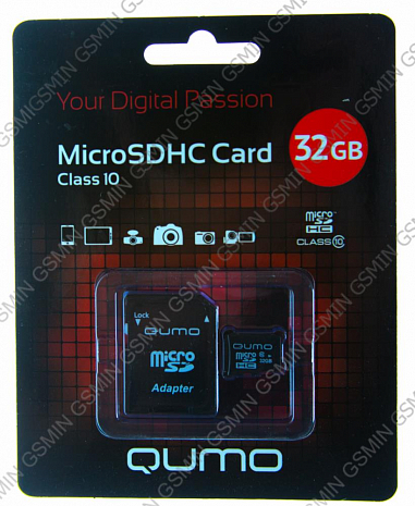 Карта памяти qumo microsdhc 32 гб