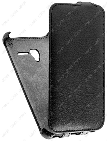 Кожаный чехол для Alcatel One Touch POP 3 5015D Armor Case (Черный)