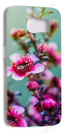 Чехол-накладка для Samsung Galaxy S6 G920F (Белый) (Дизайн 166)