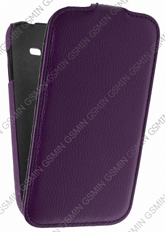 Кожаный чехол для Samsung Galaxy Grand Neo (i9060) Armor Case "Full" (Фиолетовый)
