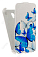 Кожаный чехол для Alcatel POP 2 5042X Armor Case (Белый) (Дизайн 11/11)